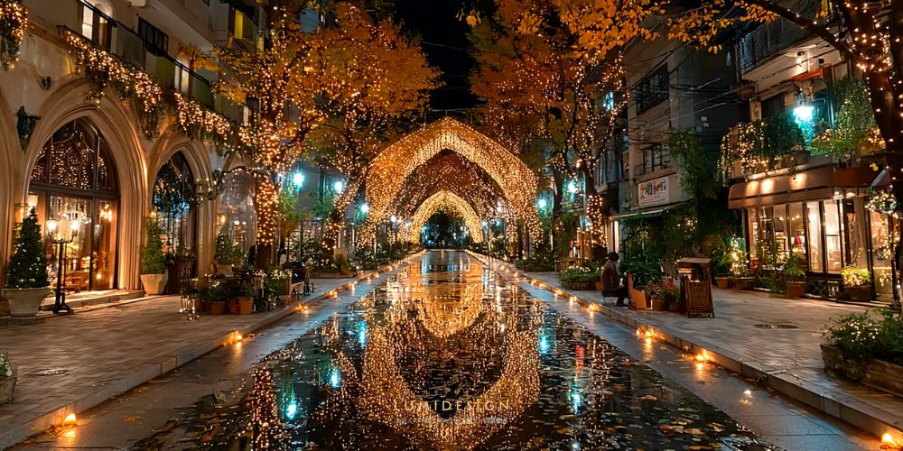 岸和田市イルミネーション 楽しむ夜景フォトスポット