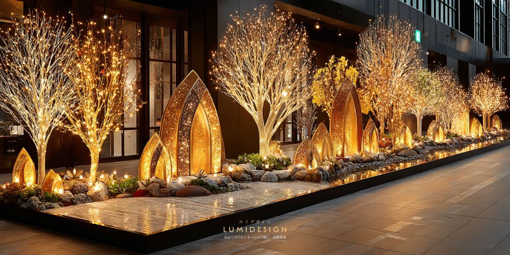 箕面市イルミネーション 楽しむ夜景フォトスポット