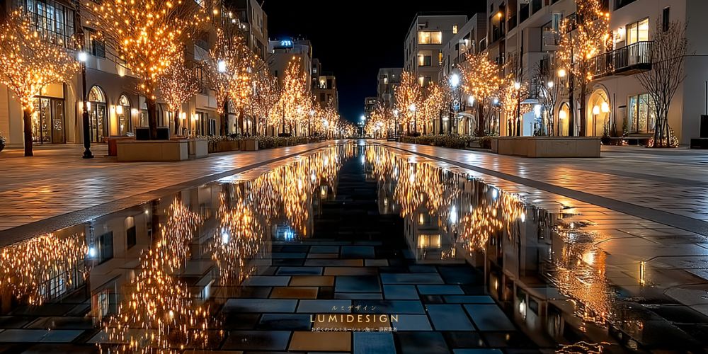 つくば市_イルミネーション_街