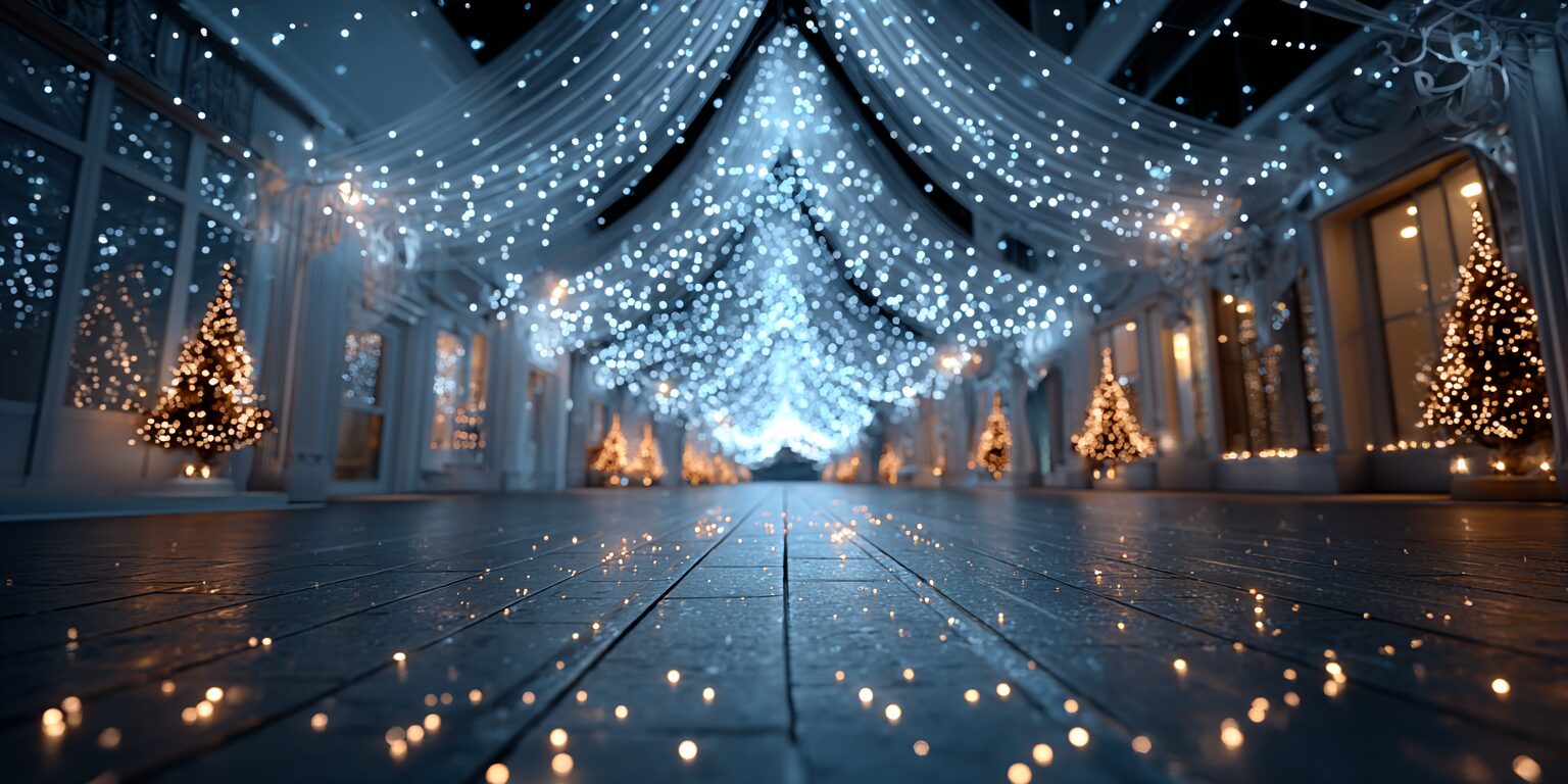 イルミネーション_青ライト