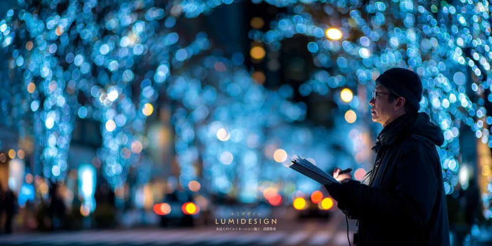 イルミネーションデザイン仕事協力会社募集新宿区_提案資料作成パース作成