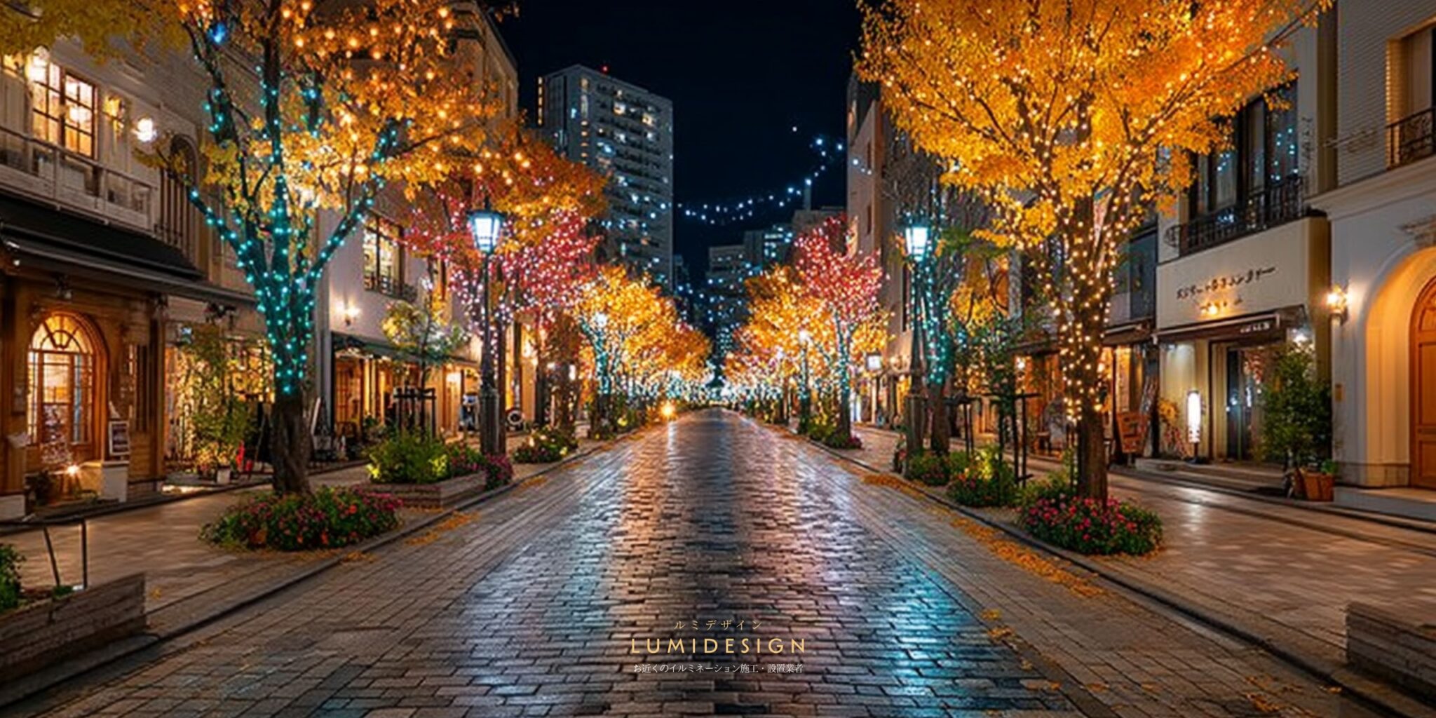 兵庫県神戸市電気工事協力会社仕事案件パートナー募集_イルミネーション