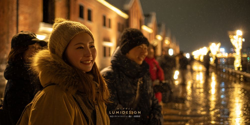 函館市イルミネーション施工設置業者_集客効果