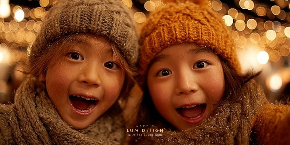 別府市_イルミネーション_こども