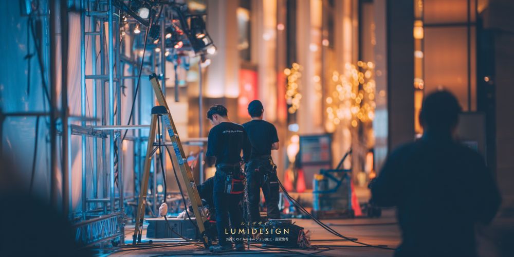 大阪市イルミネーション施工設置業者_イルミネーション工事