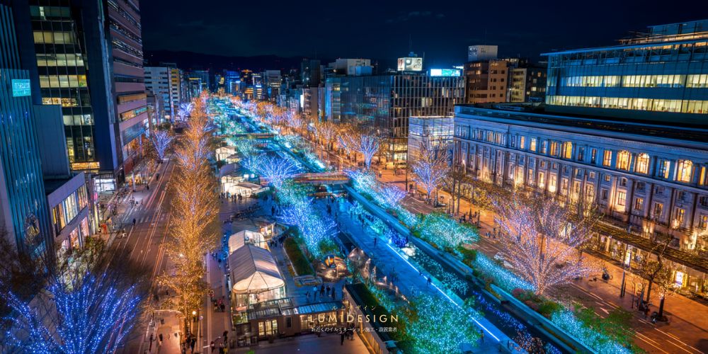 宮城県仙台市電気工事協力会社仕事案件パートナー募集_イルミネーション街路樹通り