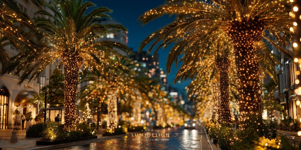 宮崎市_イルミネーション_夜