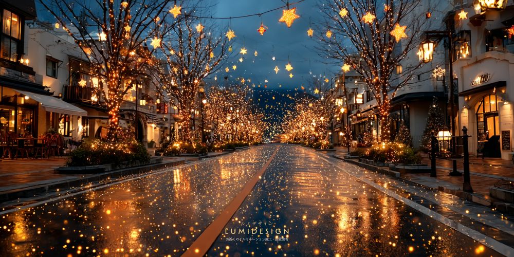 山口市_イルミネーション_街