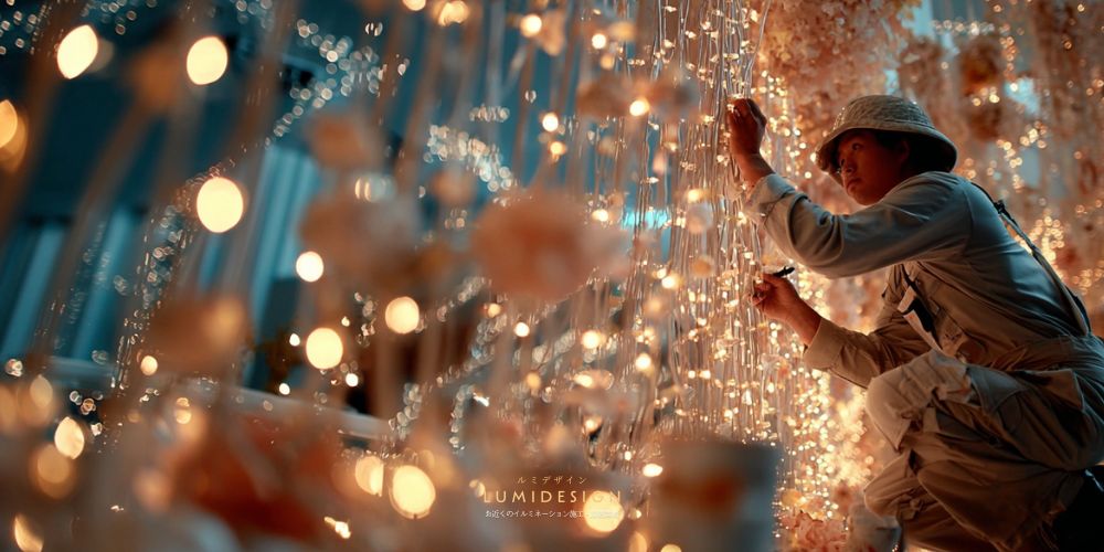 山口市_イルミネーション_設置工事