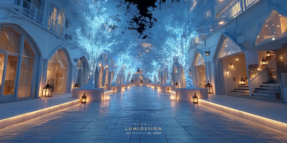 山形市イルミネーション施工設置業者