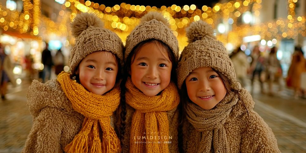 岡山市_イルミネーション_こども