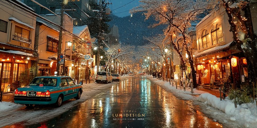 岩手市イルミネーション_街並み1