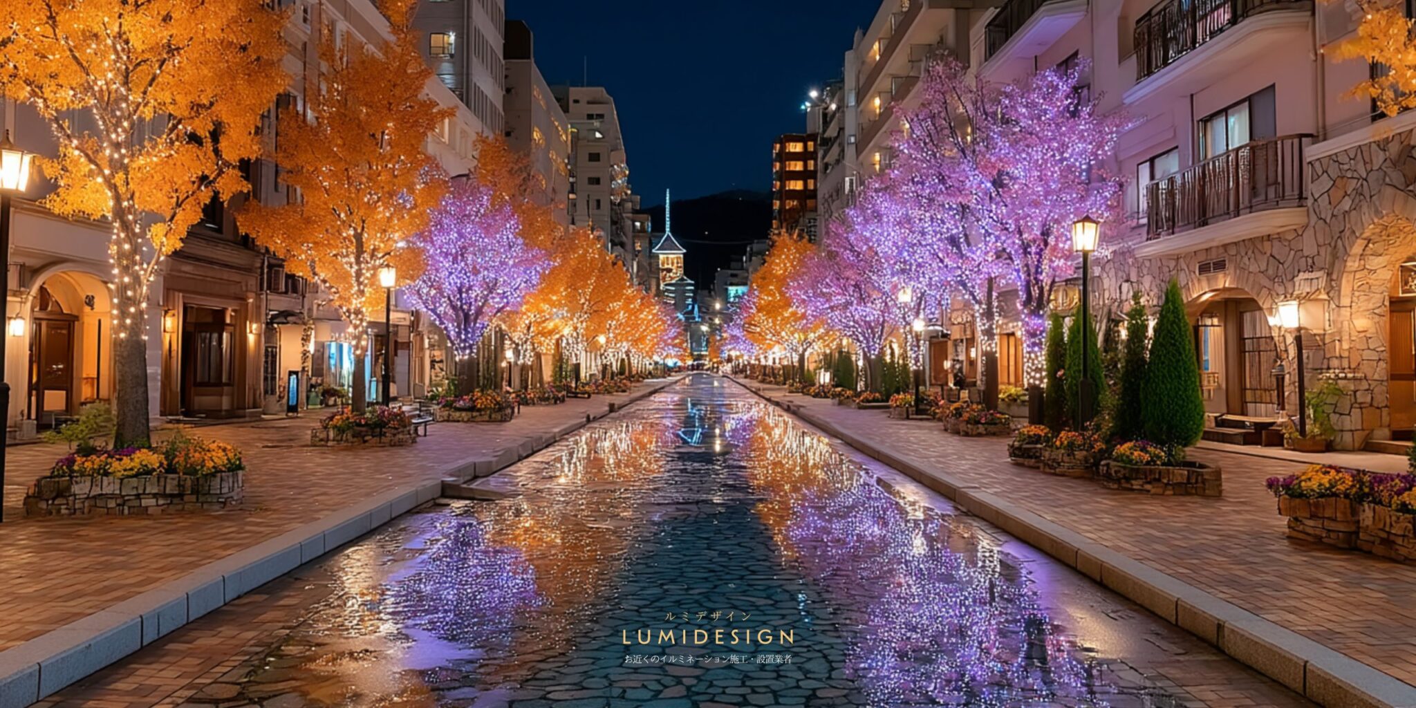 島根県松江市電気工事協力会社仕事案件パートナー募集_イルミネーション