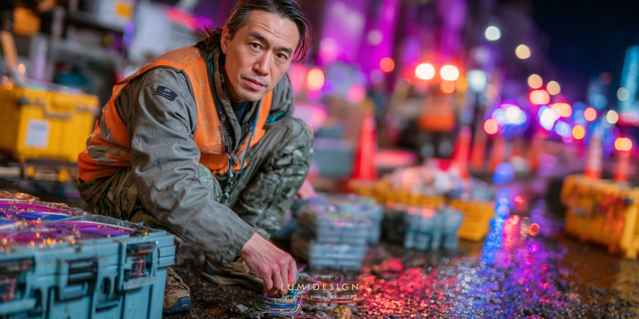 東京都千代田区電気工事協力会社仕事案件パートナー募集_イルミネーション施工