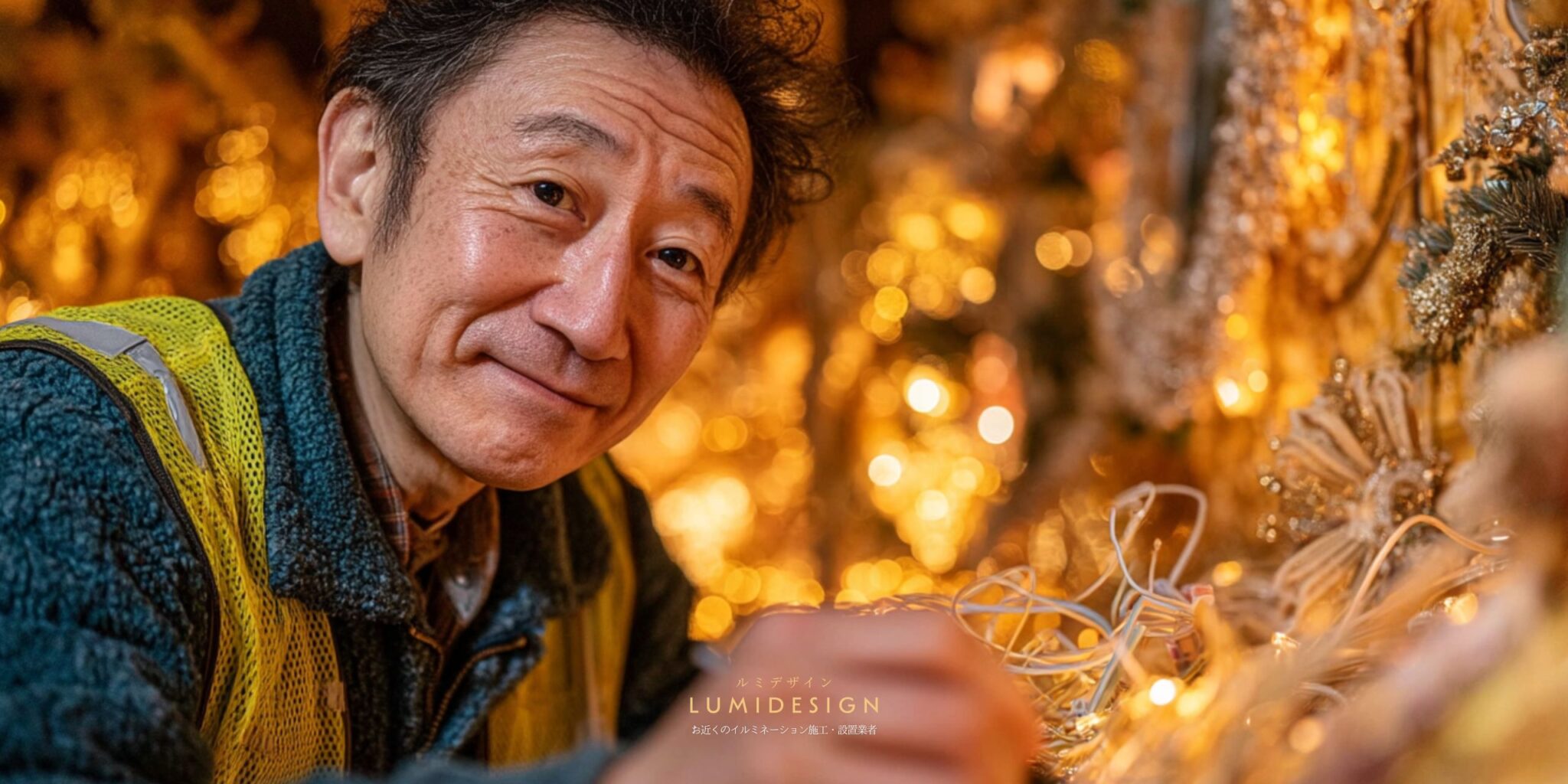 東京都千代田区電気工事協力会社仕事案件パートナー募集_イルミネーション点灯確認