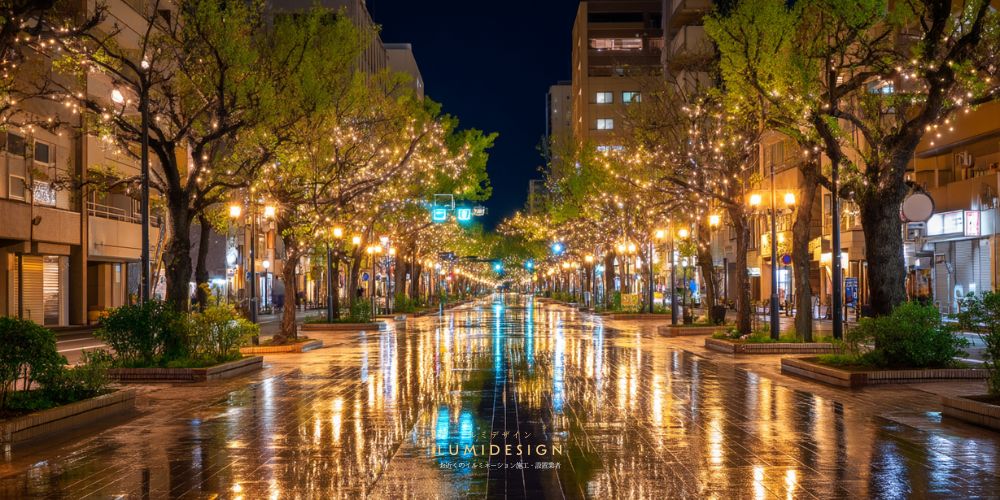 松原市イルミネーション施工設置業者_設置工事