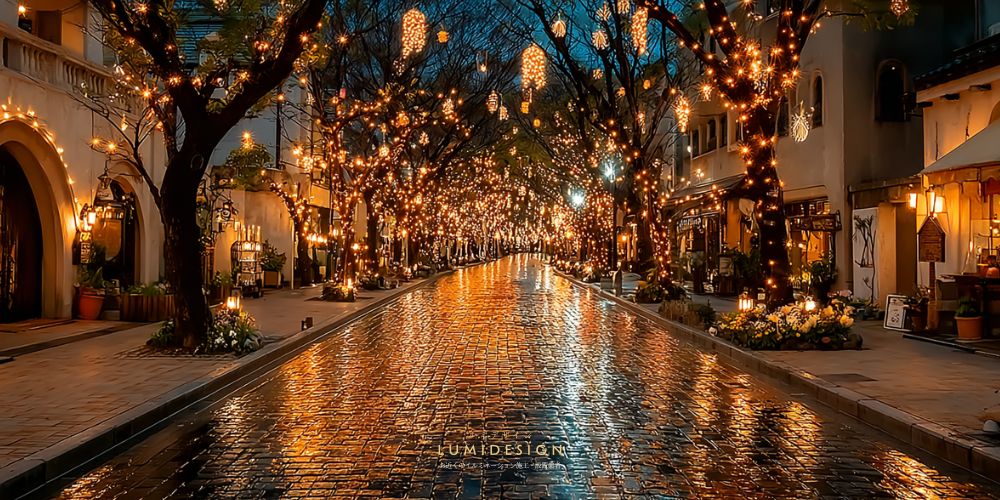 松山市_イルミネーション_夜