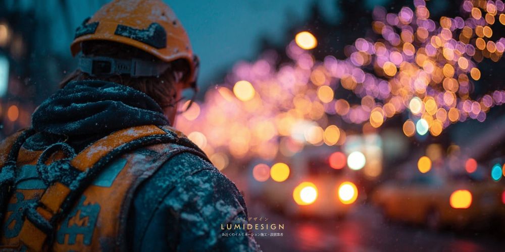 松山市_イルミネーション_職人