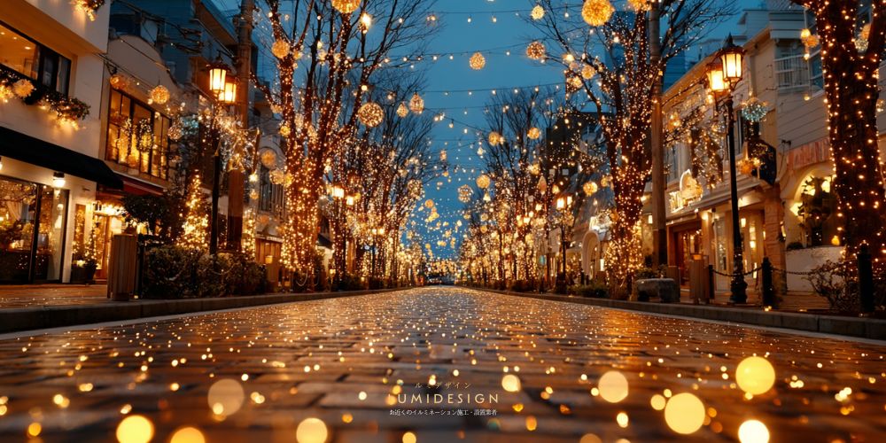 松山市_イルミネーション_街