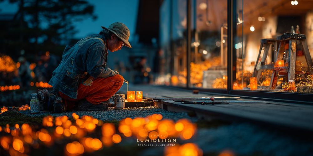 松江市_イルミネーション_オブジェ