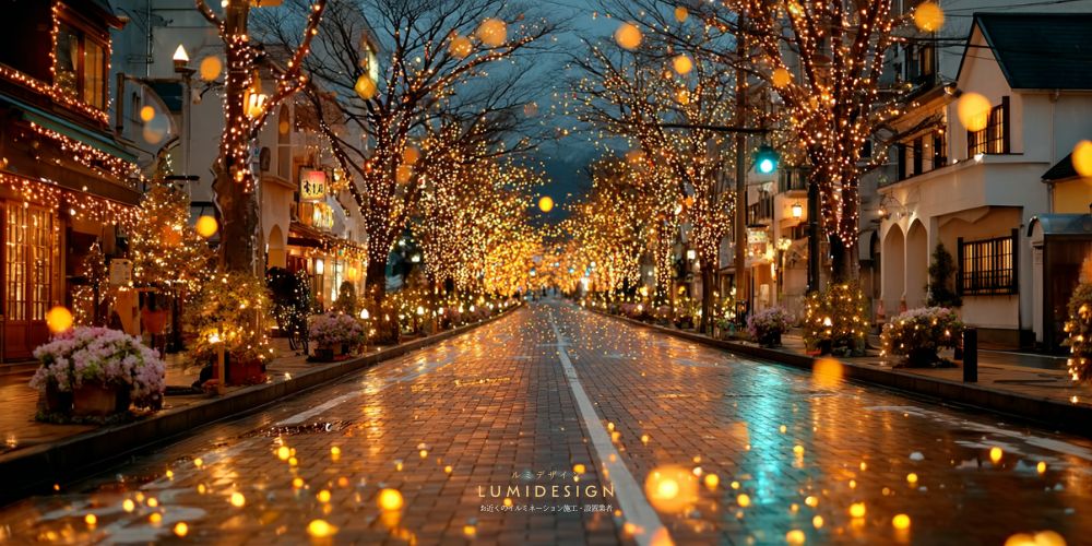 松江市_イルミネーション_街