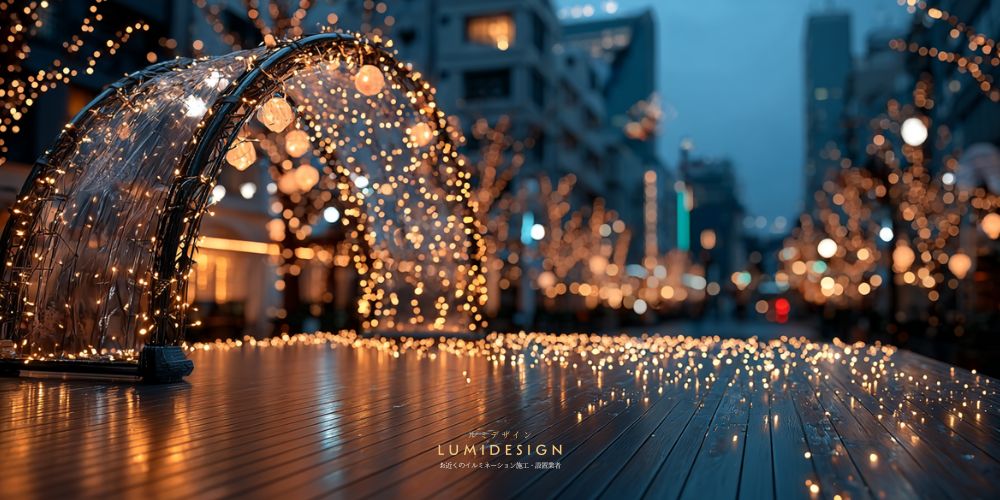 熊本市_イルミネーション_アーチ