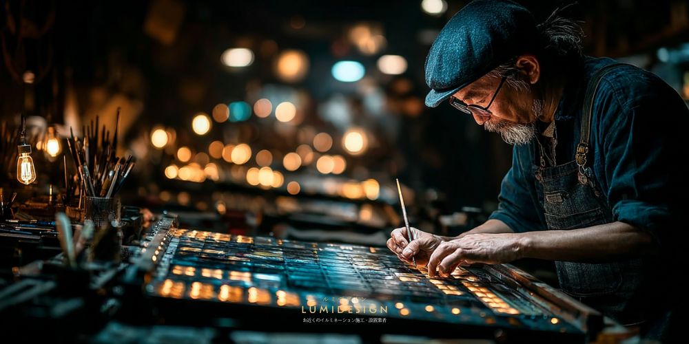 熊本市_イルミネーション_制作工程