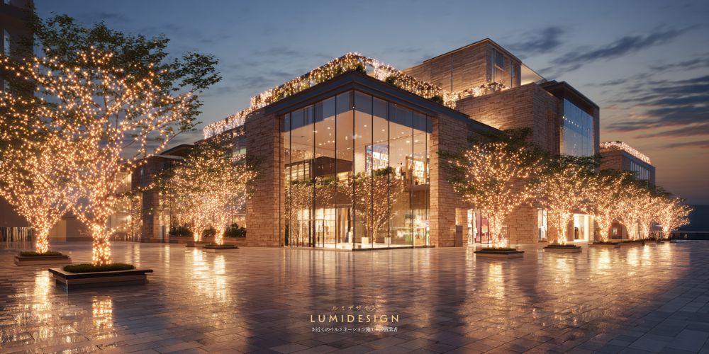 神戸市イルミネーション施工設置業者_神戸商業施設