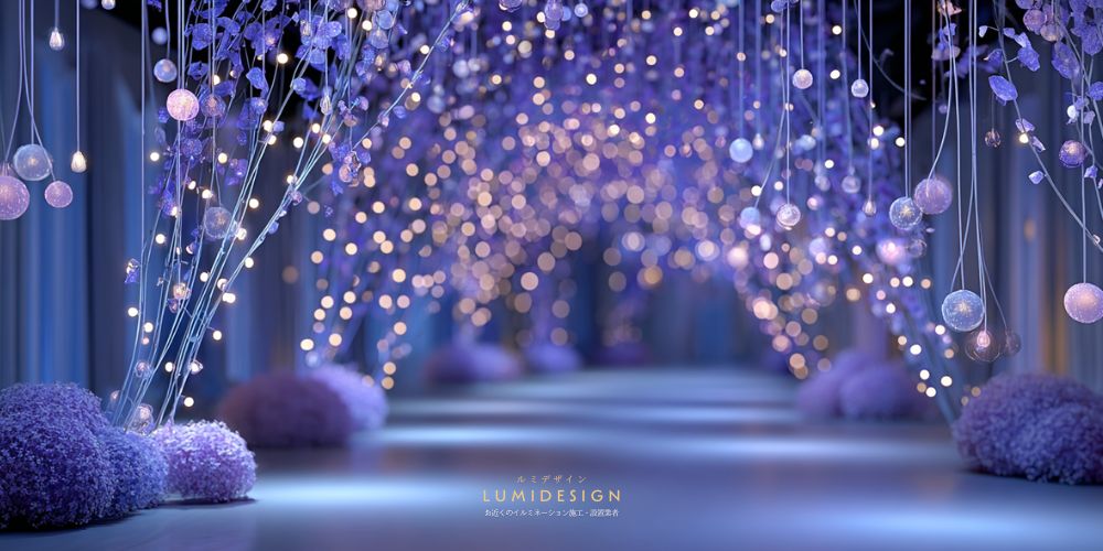 福山市_イルミネーション_青