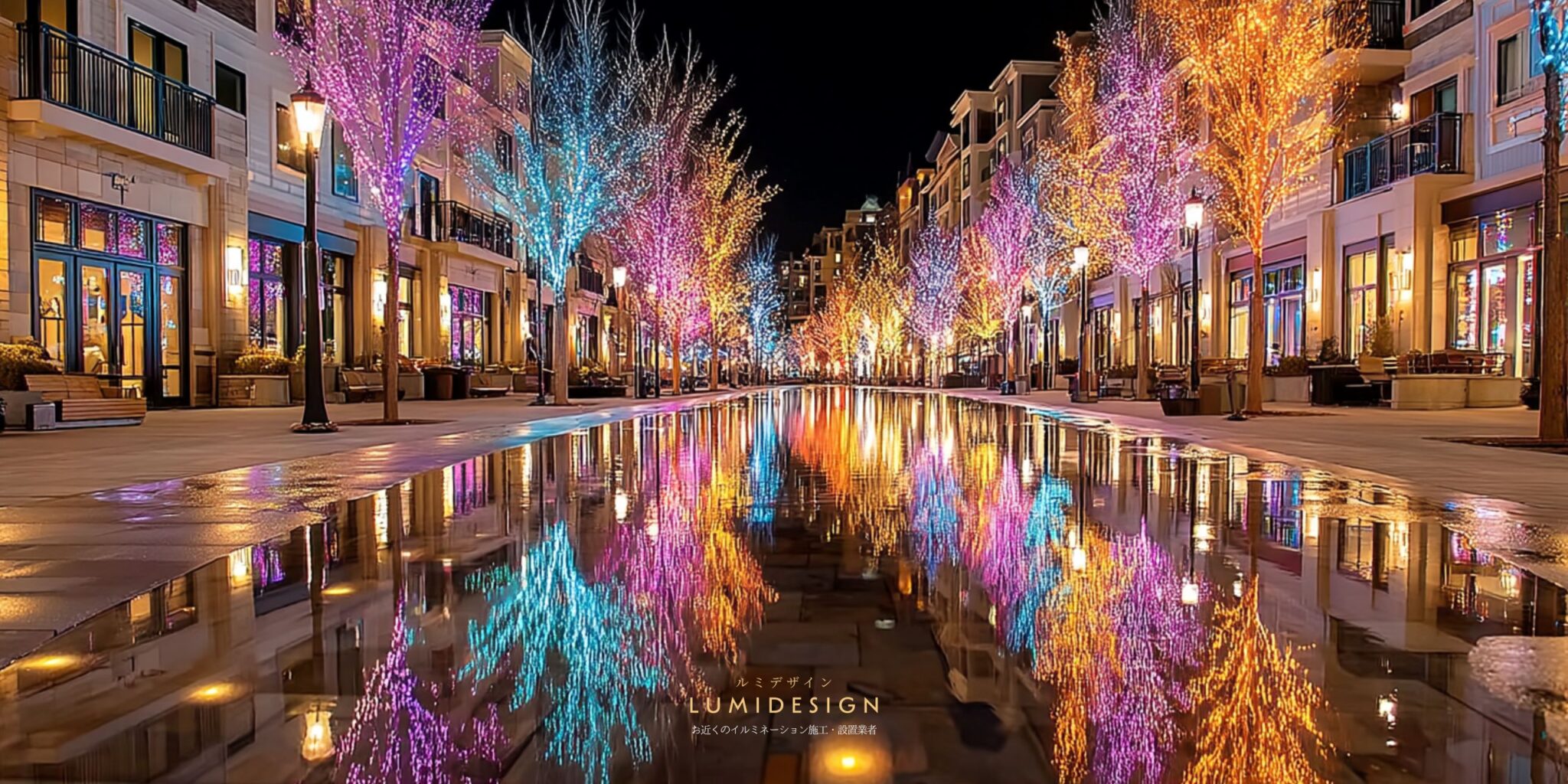 福島県郡山市電気工事協力会社仕事案件パートナー募集_イルミネーション_電気工事_案件紹介