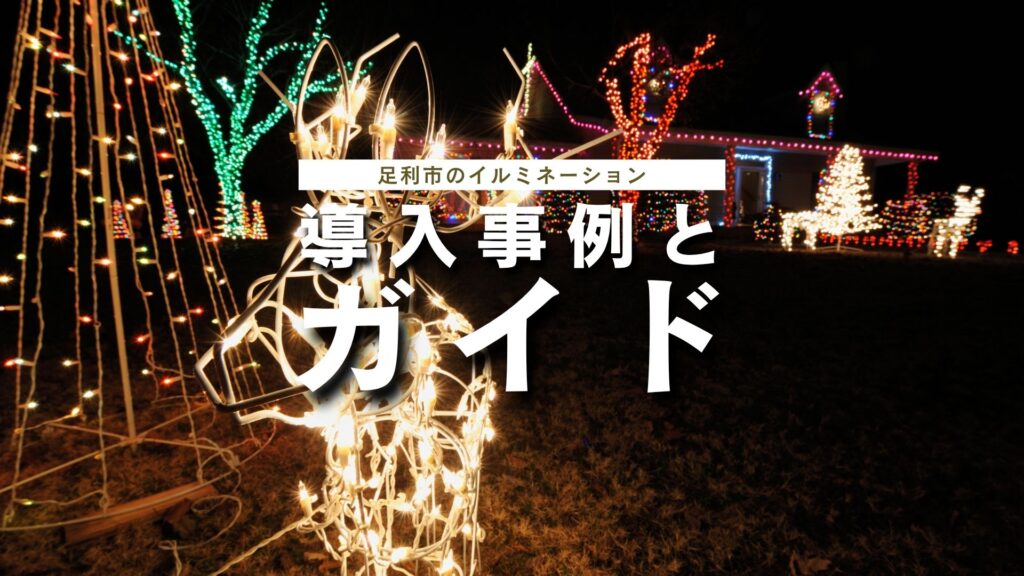 足利市のイルミネーション導入事例とガイド