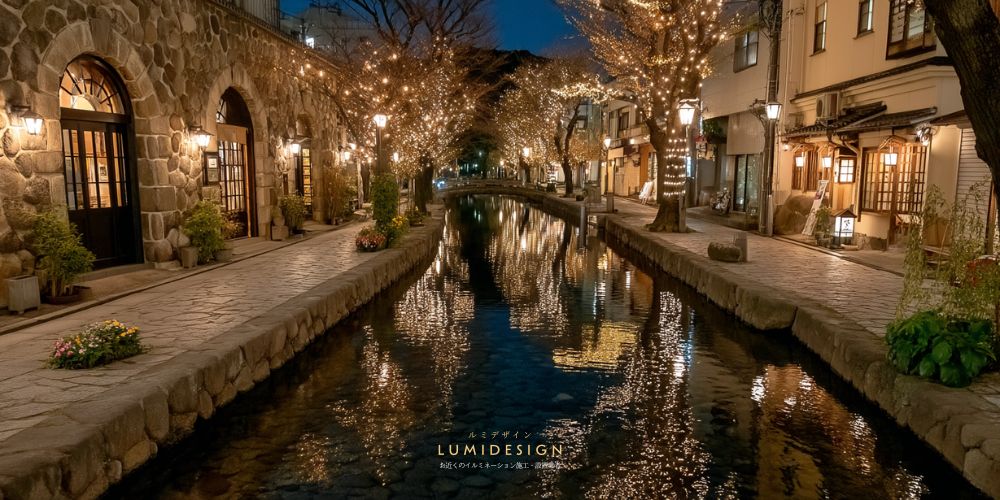 足利市イルミネーション施工設置業者_設置工事