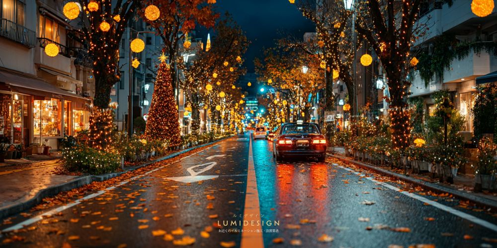 高知市_イルミネーション_街