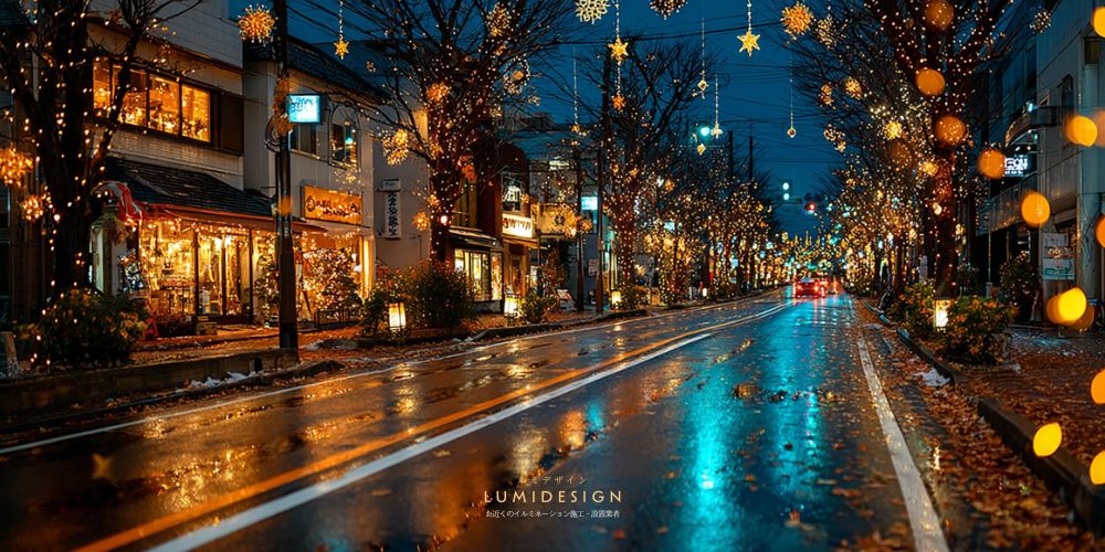 鳥取市_イルミネーション_街