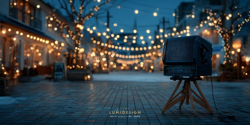 鳥取市_イルミネーション_街夜